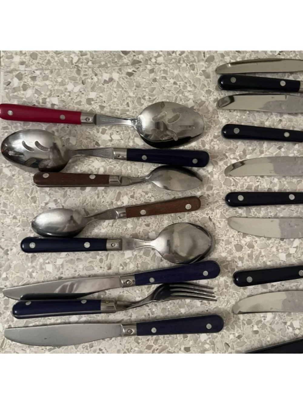 WF Washington Forge & Other Brands Stainless Riveted Flatware Mixed Lot 38 pc